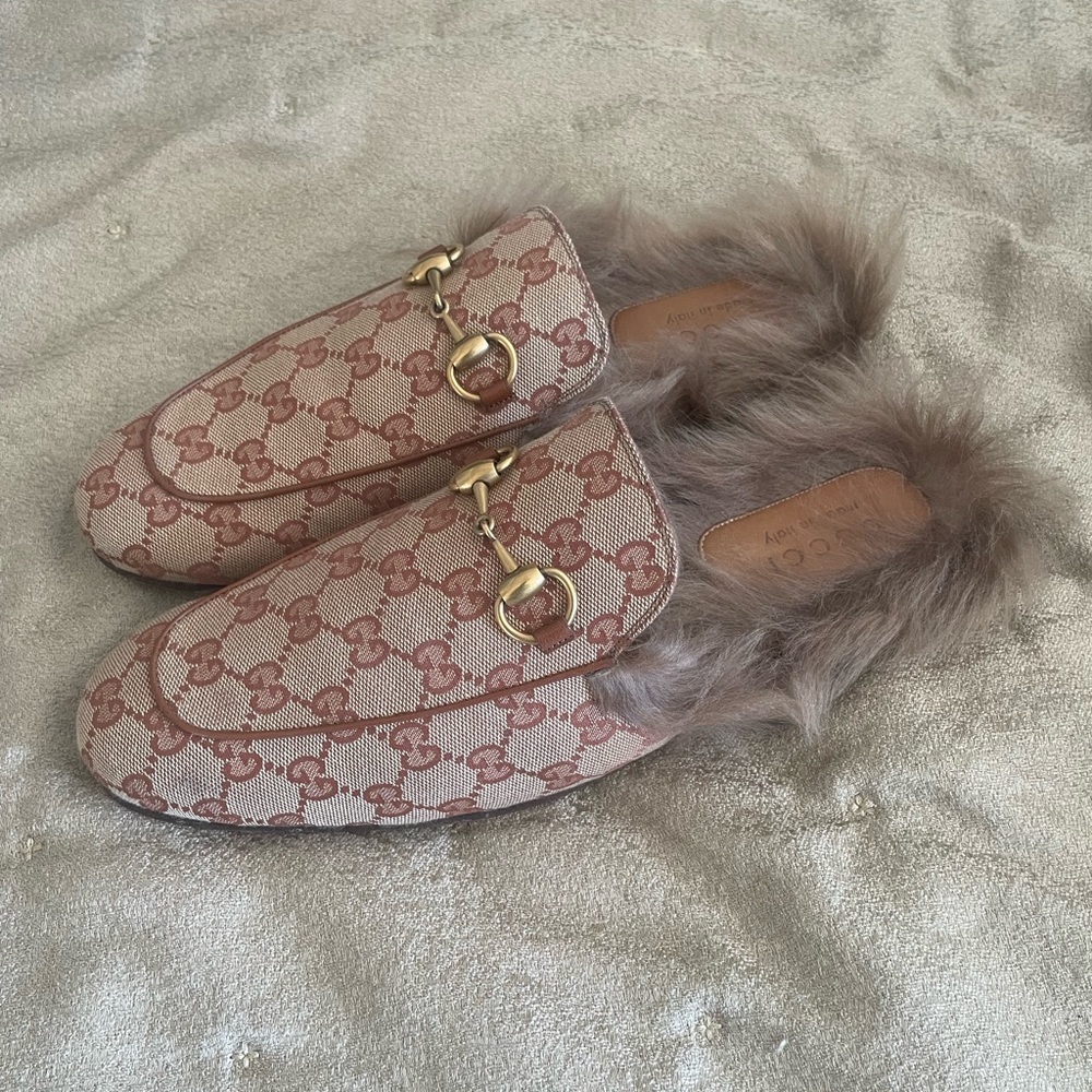 Mens Gucci Princetown Mules size 9G/10US